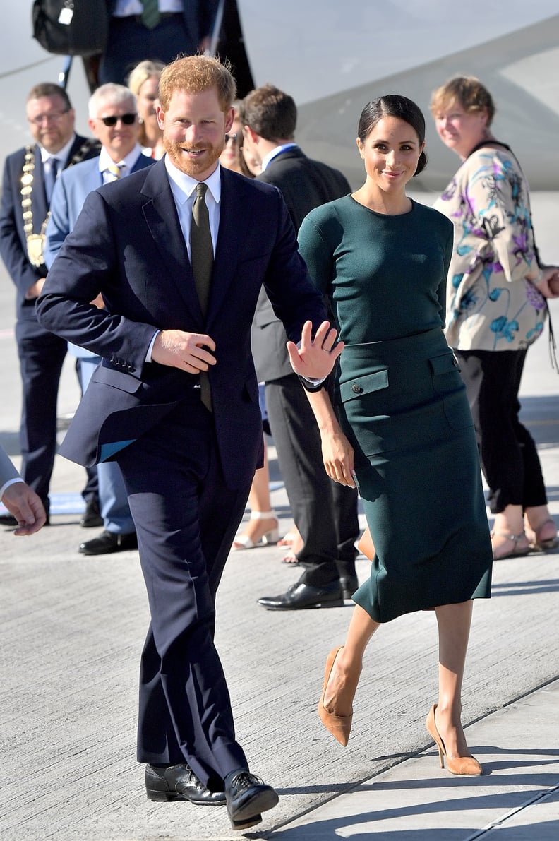 Meghan's Sophisticated Green Outfit