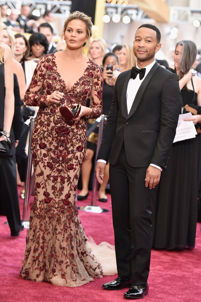 The Dress Featured a Deep Plunging Neckline