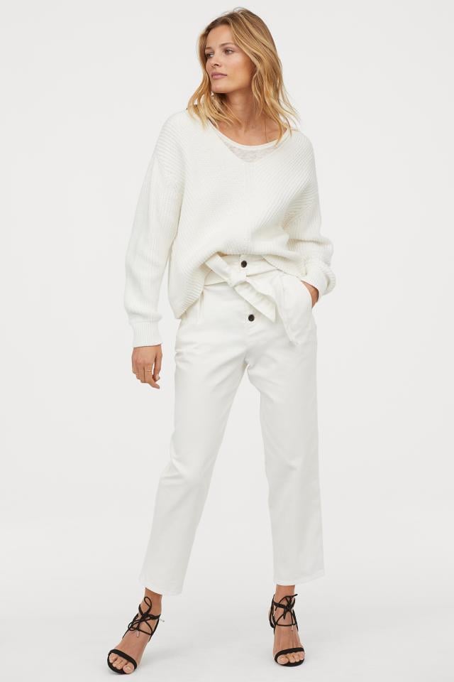 H&M Paper-Bag Pants | Comfortable Pants For Women 2019 | POPSUGAR ...