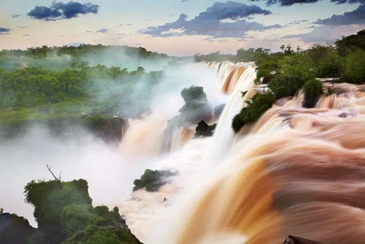 Iguazú Falls in Brazil and Argentina