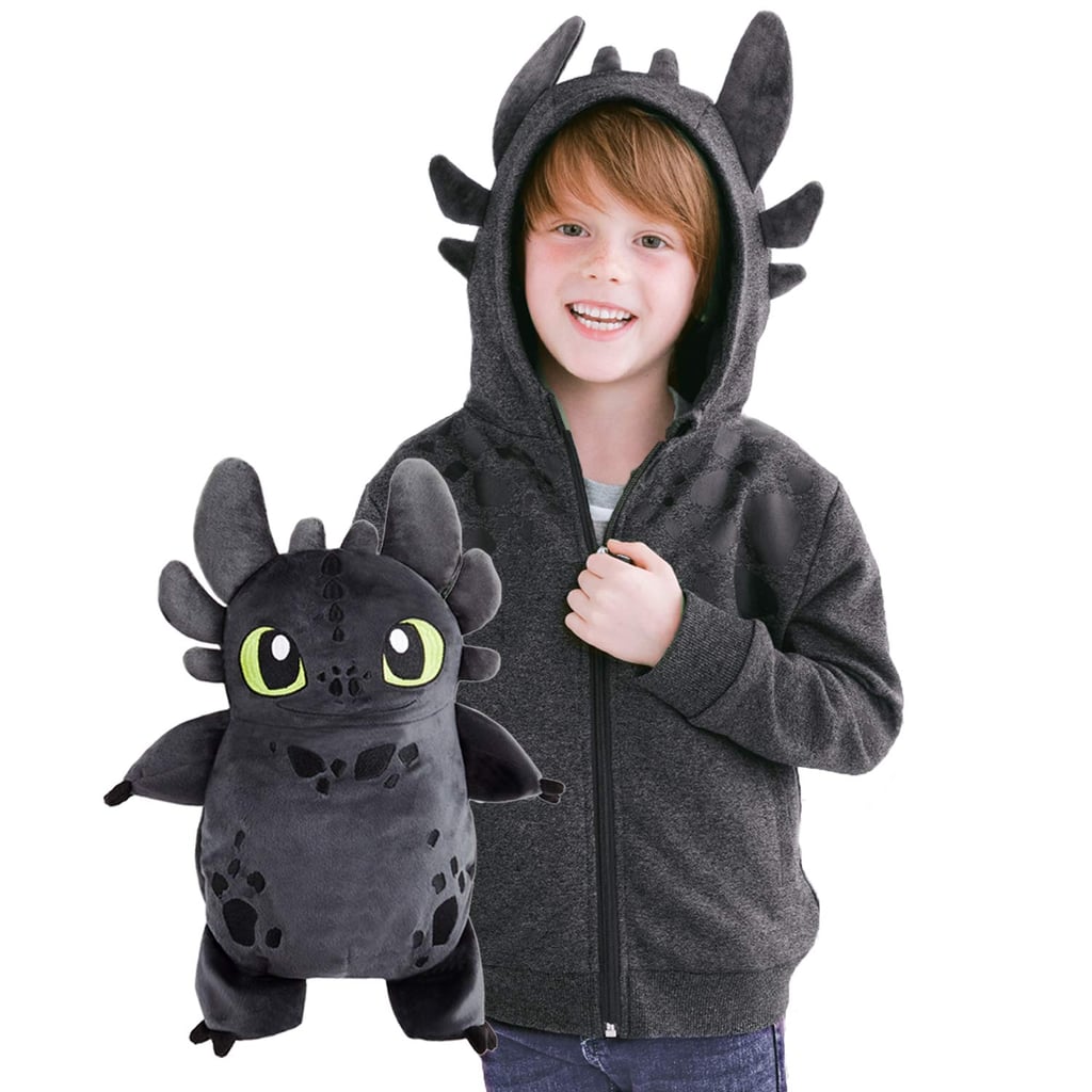 Cubcoats Toothless Dragon 2-in-1 Transforming Hoodie & Soft Plushie