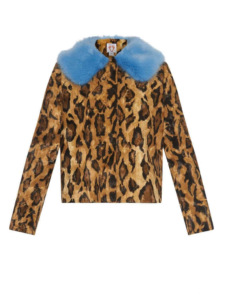 Shrimps Leopard-Print Faux-Fur Coat