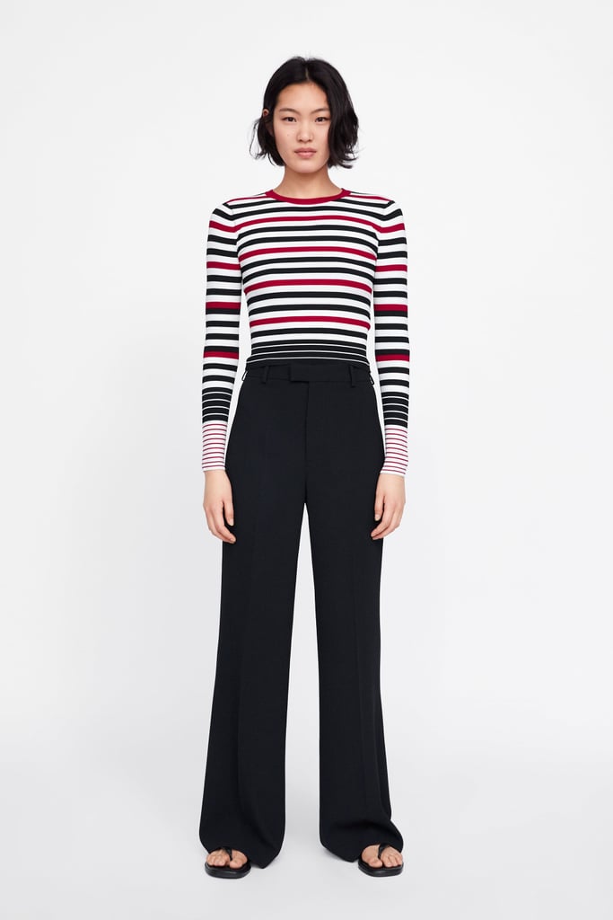 Zara Striped Knit Top Best Things at Zara March 2019 POPSUGAR