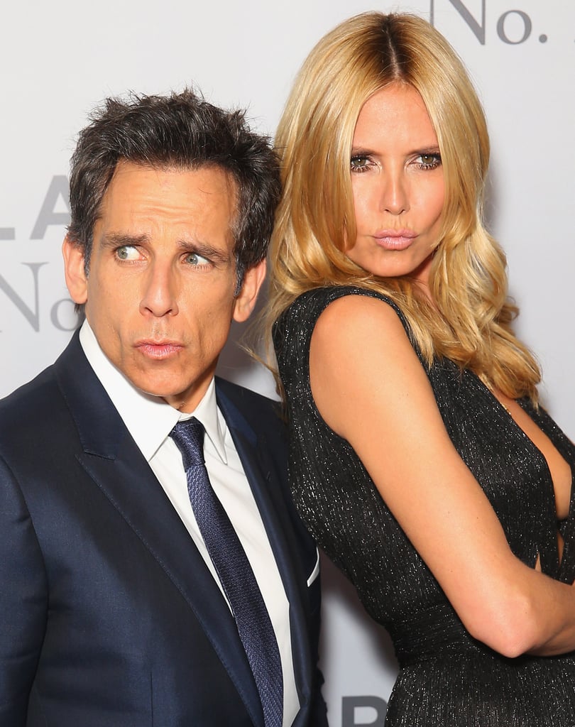 Heidi Klum and Ben Stiller at Zoolander 2 Screening