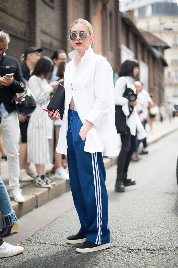 Korean Style Sweatpants Women | Harajuku Korean Sweatpant | Blue Striped  Sweatpants - Pants & Capris - Aliexpress