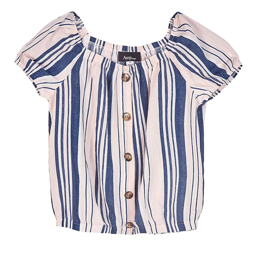 Amy Byer Girls' Big Puff Sleeve Top | Middle School Supplies List 2019 ...