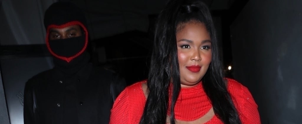 Lizzo's Sexy Red Dress on Valentine's Date With Mystery Man