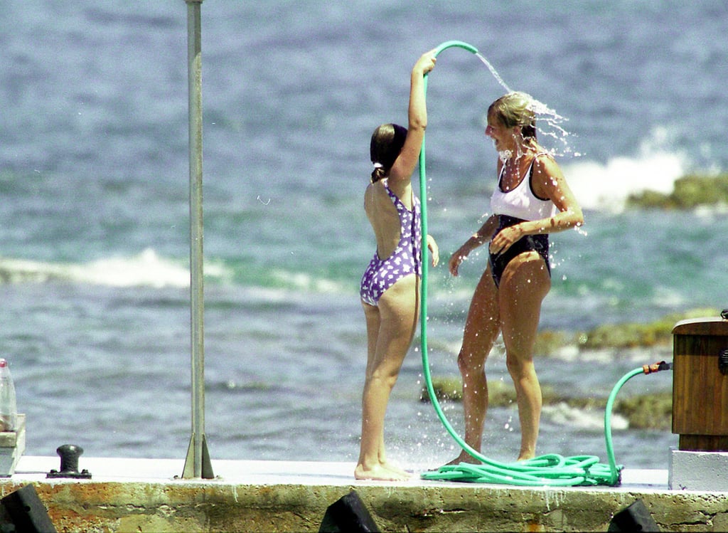 Princess Diana Swimsuit Style