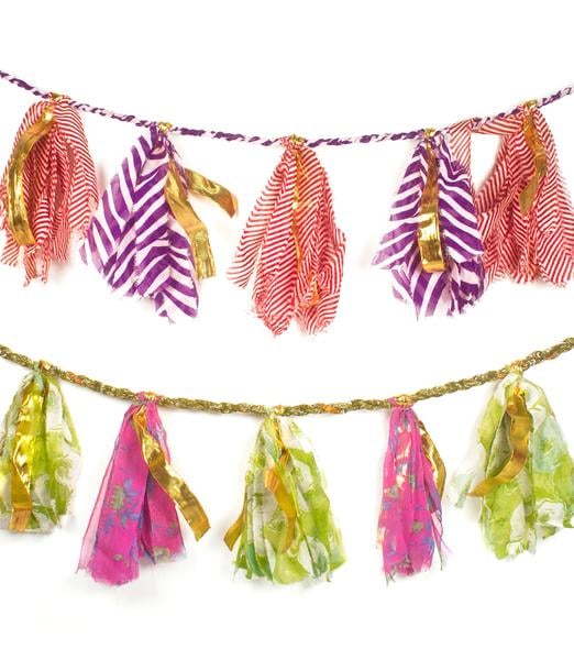 Springtime Sari Garland