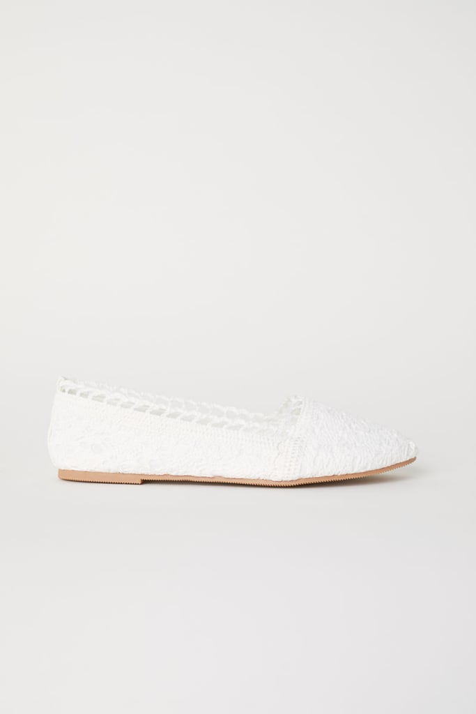 H&M Crocheted Ballet Flats