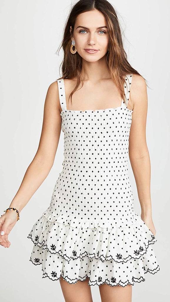 Wayf Herbie Smocked Minidress
