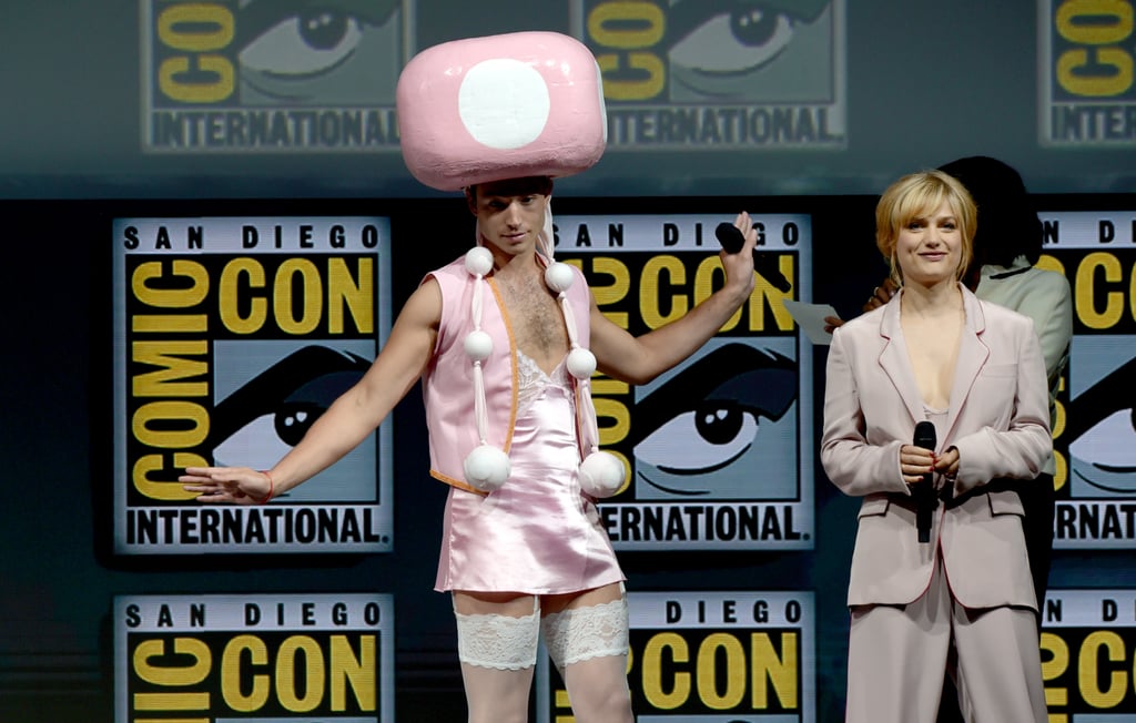 Ezra Miller as Toadette at Comic-Con 2018