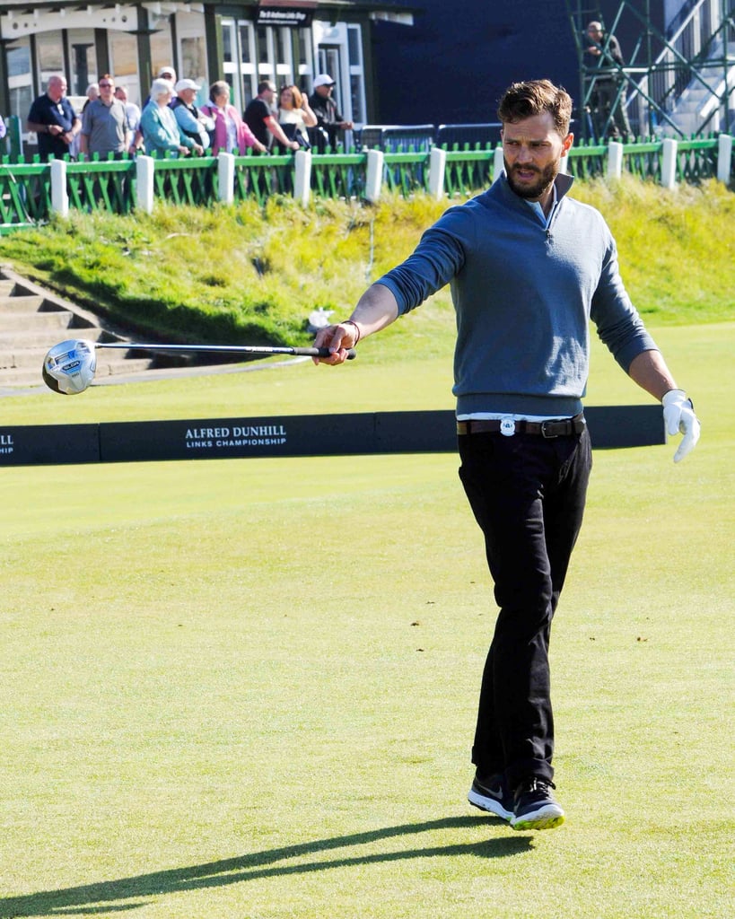 Jamie Dornan Playing Golf in Scotland | Pictures