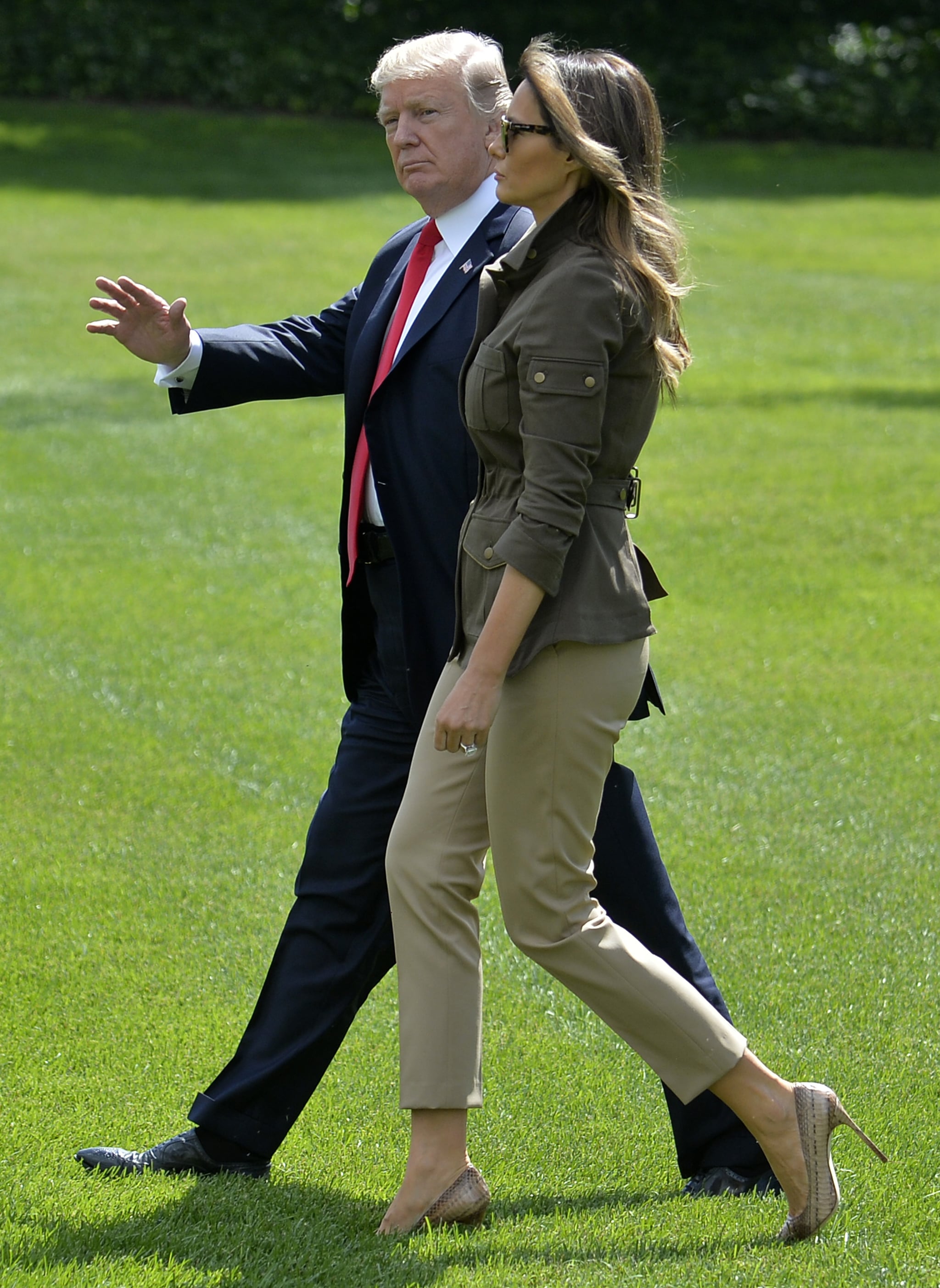 Melania Trump Veronica Beard Military Jacket | POPSUGAR