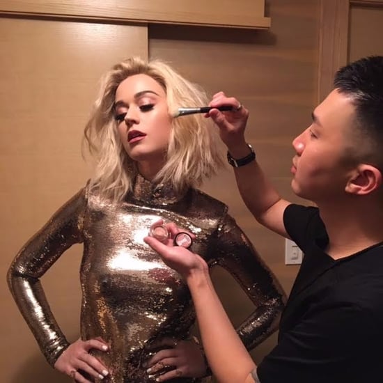 Katy Perry's Blonde Hair and CoverGirl Makeup 2017 Grammys