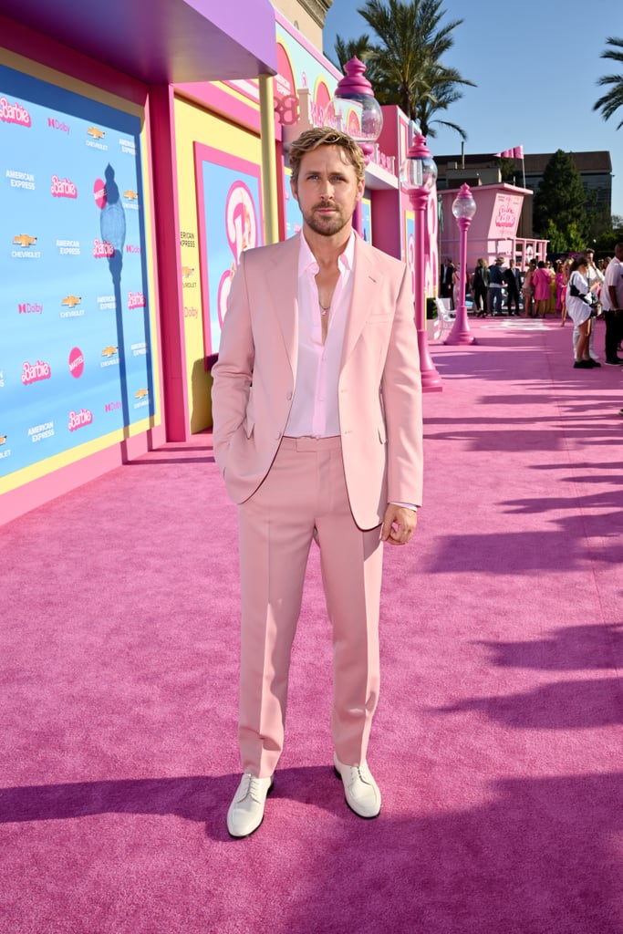 Ryan Goslings E Necklace For Eva Mendes At Barbie Premiere Popsugar Fashion Uk 