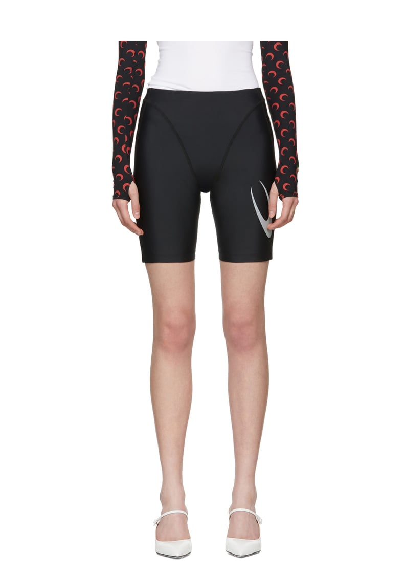 Marine Serre Black Cycling Shorts