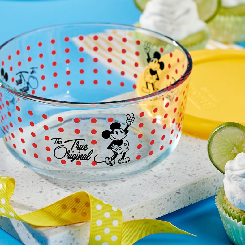 Pyrex Round Mickey The True Original Glass Bowl - Yellow/Red, 4 c