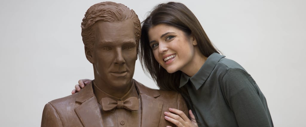 Benedict Cumberbatch Chocolate Statue Photos