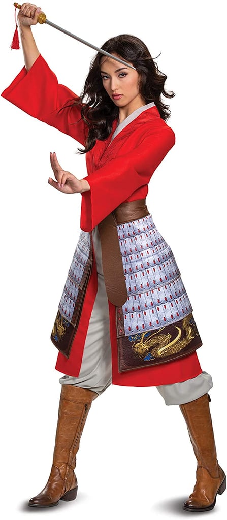 Mulan Women's Deluxe Hero Red Costume
