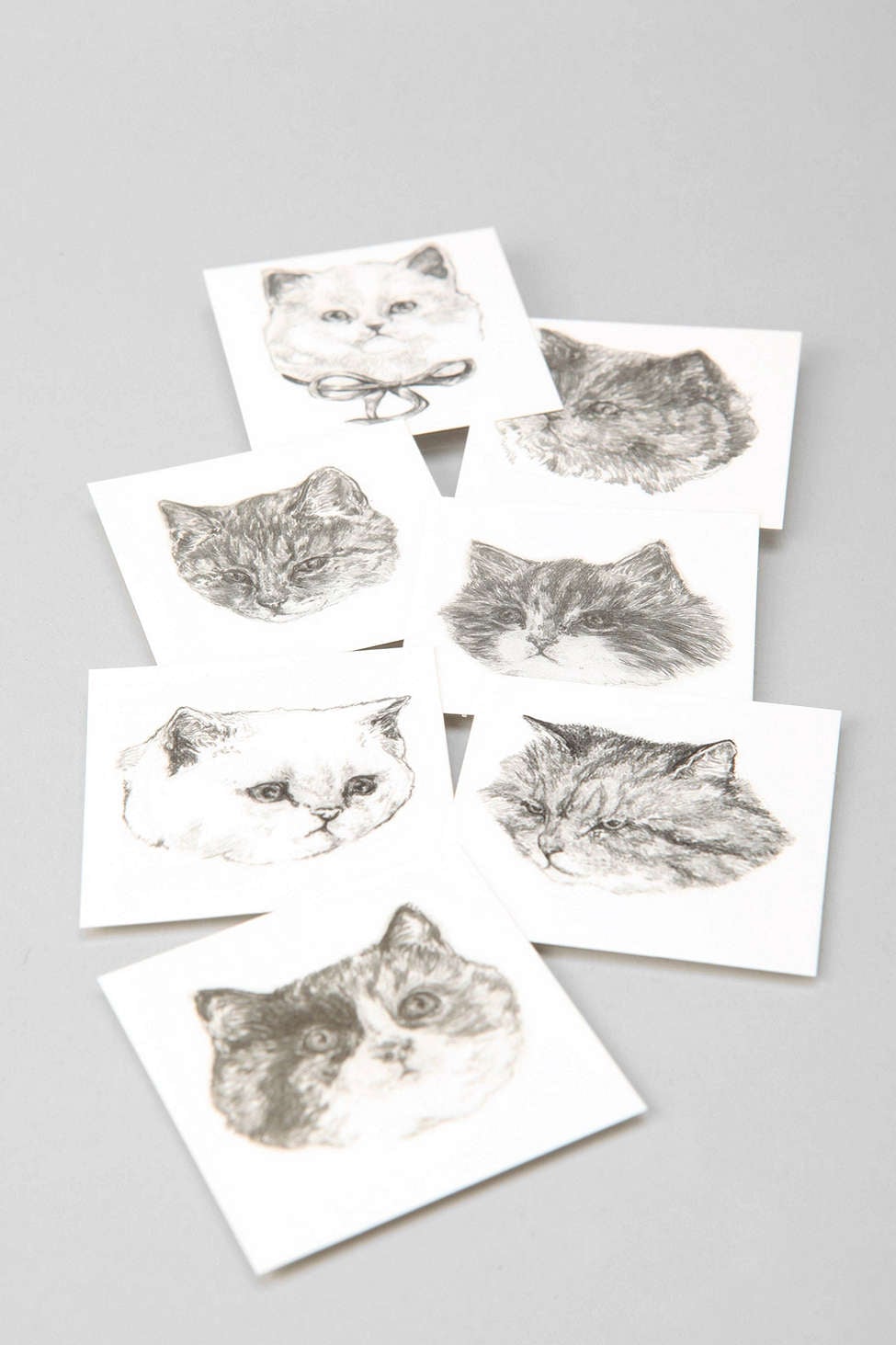 Harriet Gray Cat Temporary Tattoos 17 70 Gifts For The Cat