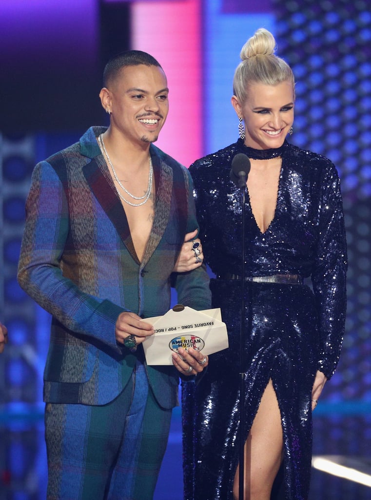 Ashlee Simpson and Evan Ross at 2018 American Music Awards | POPSUGAR