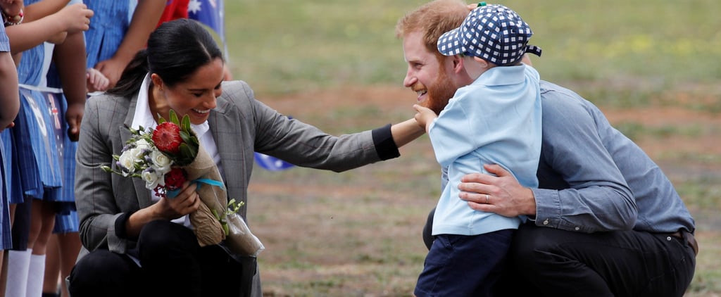 Prince Harry and Meghan Markle With Boy in Dubbo, Australia