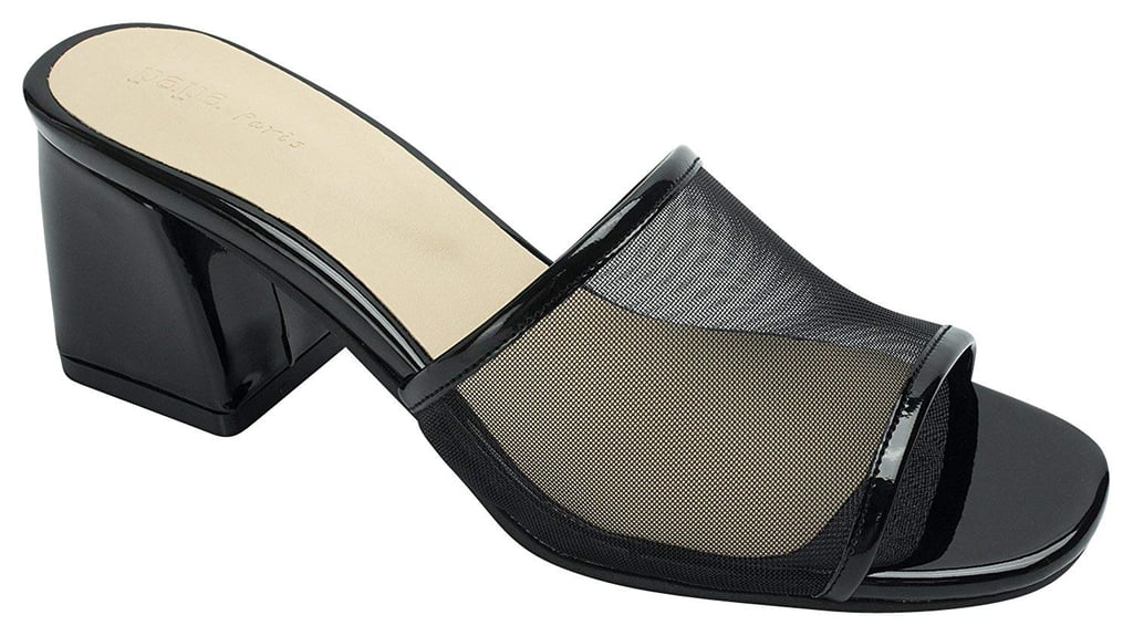 Anna Kastle Mesh Strap Heel Mule Sandal