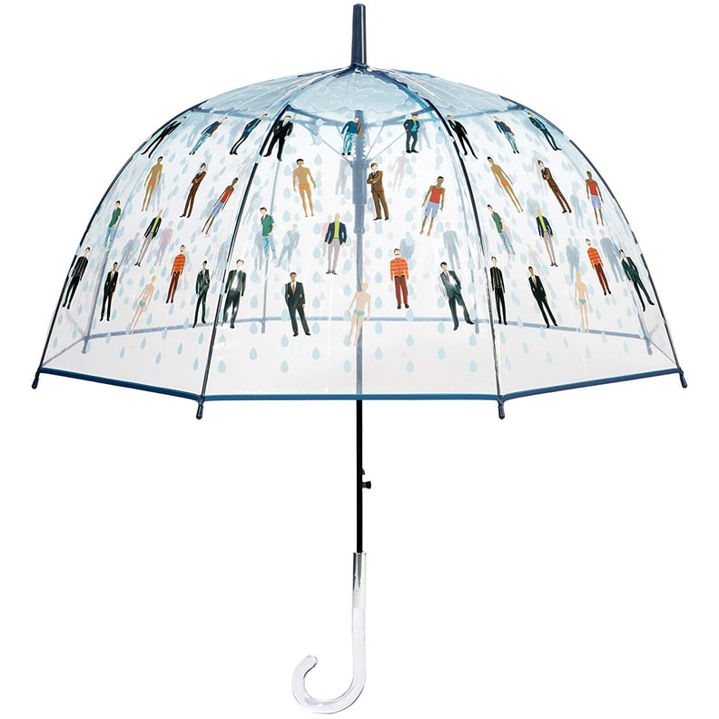 Raining Men Clear Bubble Dome Umbrella