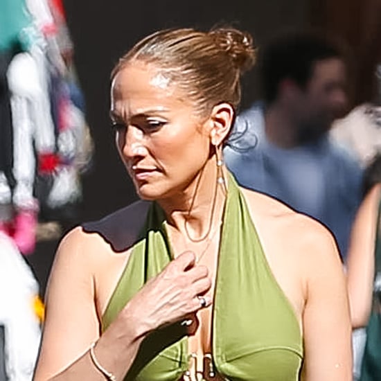 Jennifer Lopez Wears Green Sundress While Out in LA
