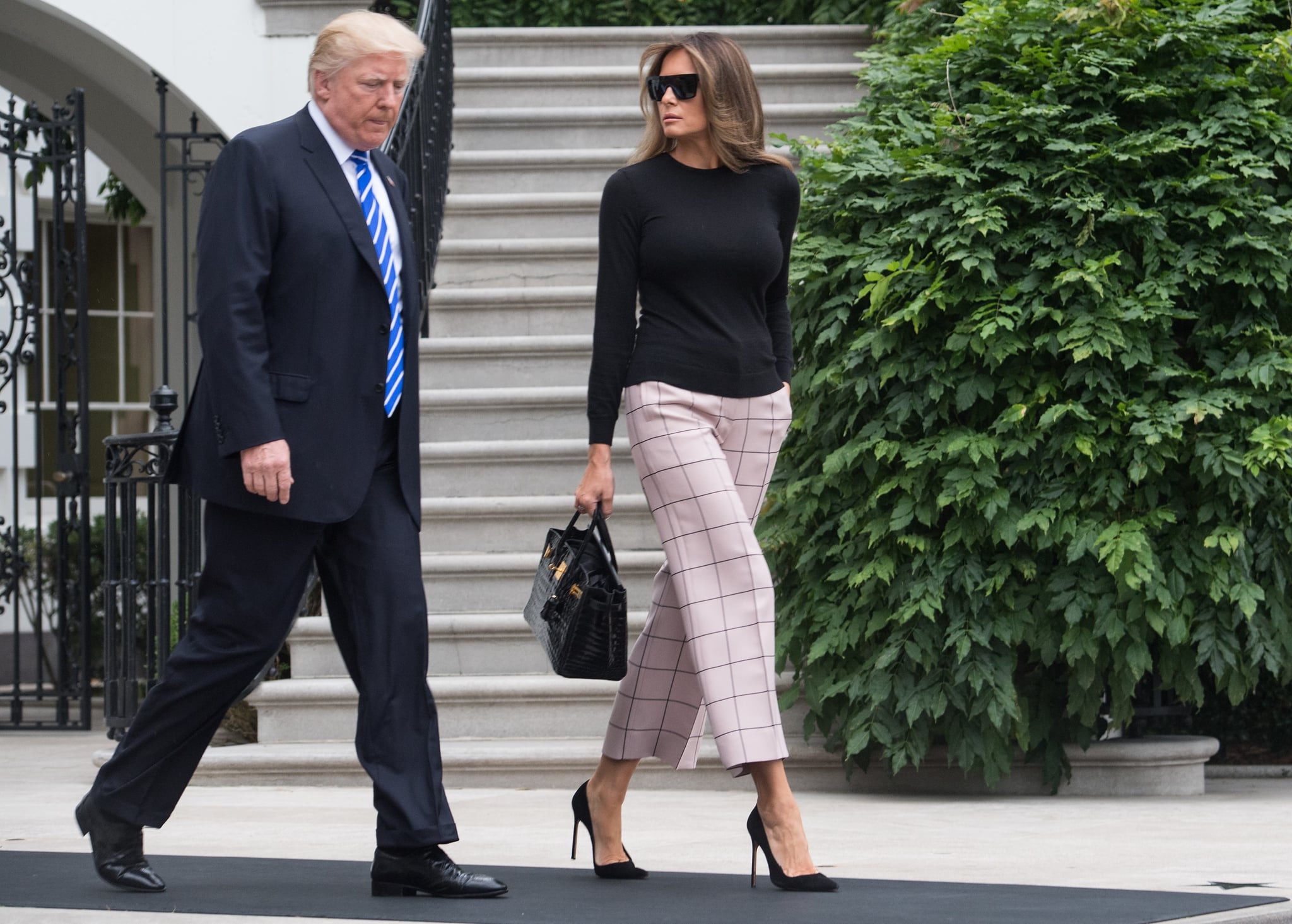 Melania's Crocodile Hermès Birkin Bag, Melania Trump's 10 Most Expensive  Looks That Everybody Still Talks About