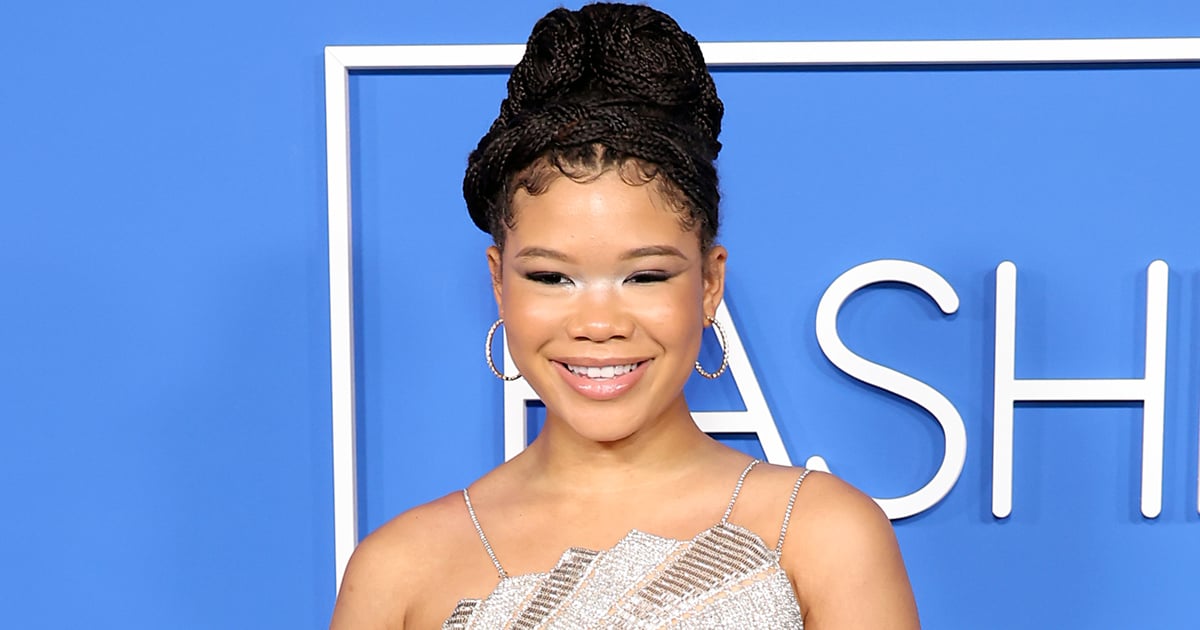 Storm Reid Looks Mesmerizing in a Sheer Crystal Minidress With
