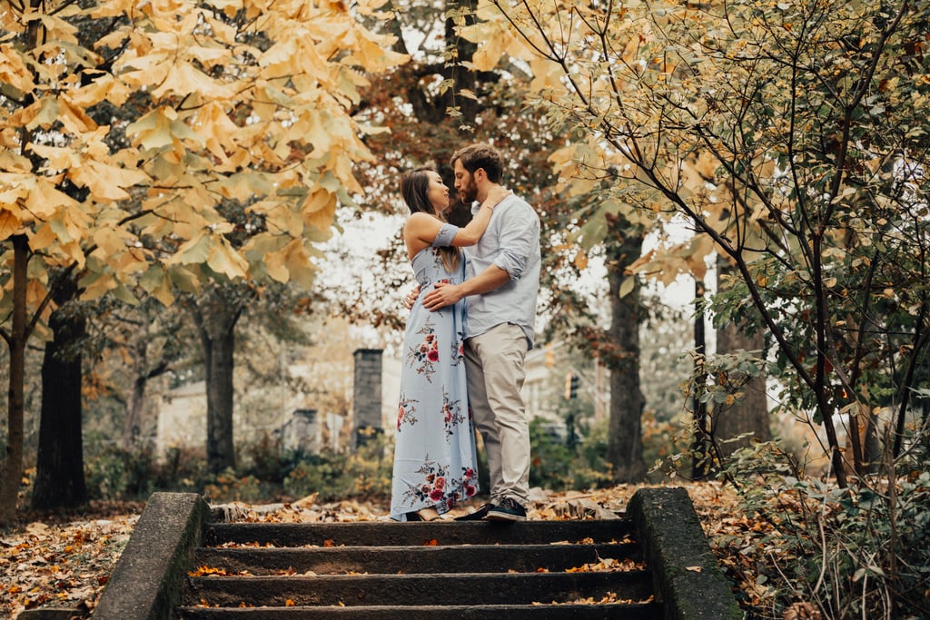 Fall Leaves Engagement Shoot Popsugar Love Sex Photo 38