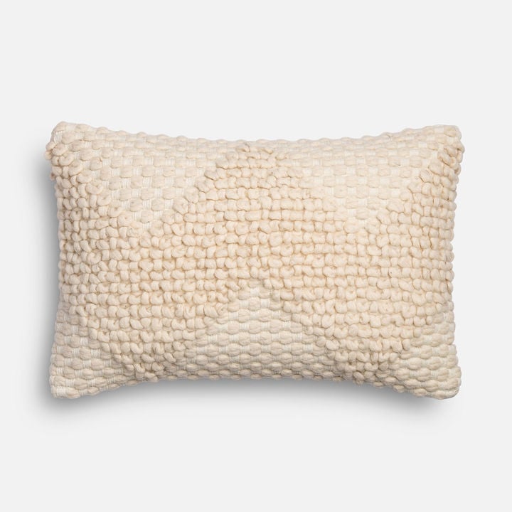 Pier 1 Imports Magnolia Home Fae Ivory Lumbar Pillow