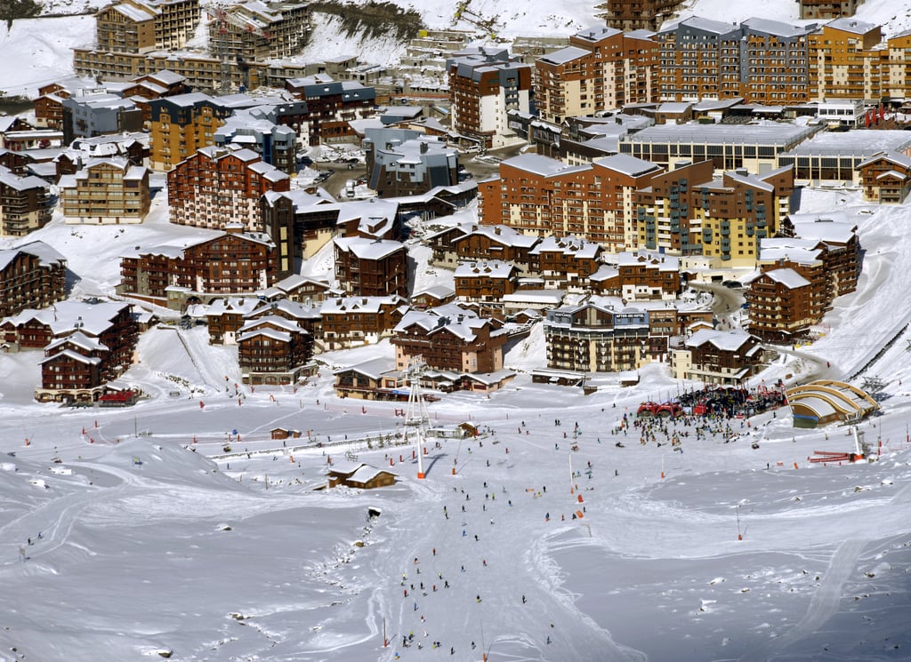 People gathered in the French Alps to enjoy the opening weekend at Val Thorens ski station.