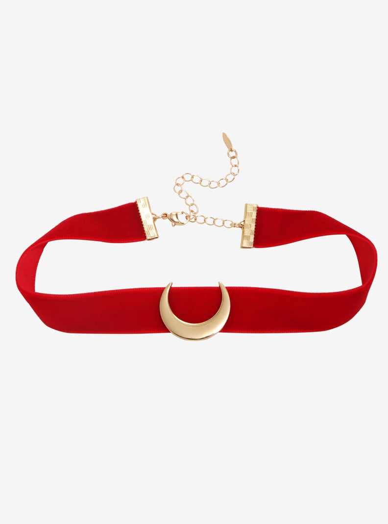 Velvet Crescent Choker