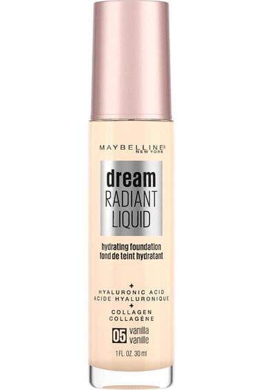 maybelline dream radiant liquid foundation swatches