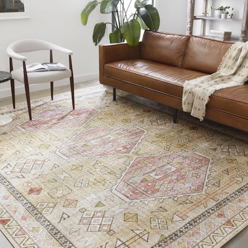 Skye Gold/Blush Area Rug