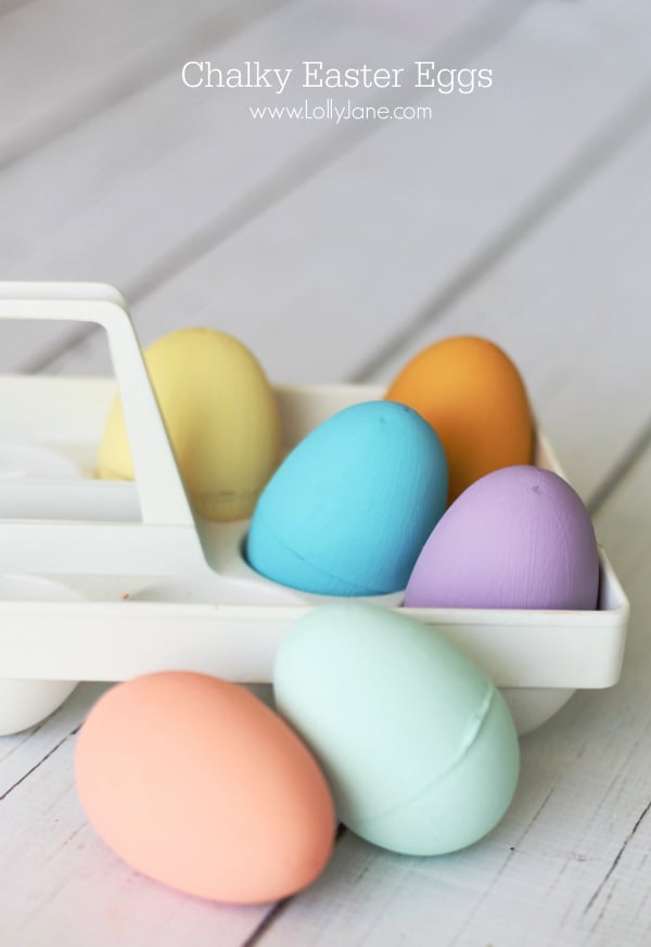 Chalky Easter Eggs