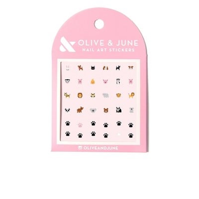 Olive & June Furry Friends Nail Art Kit