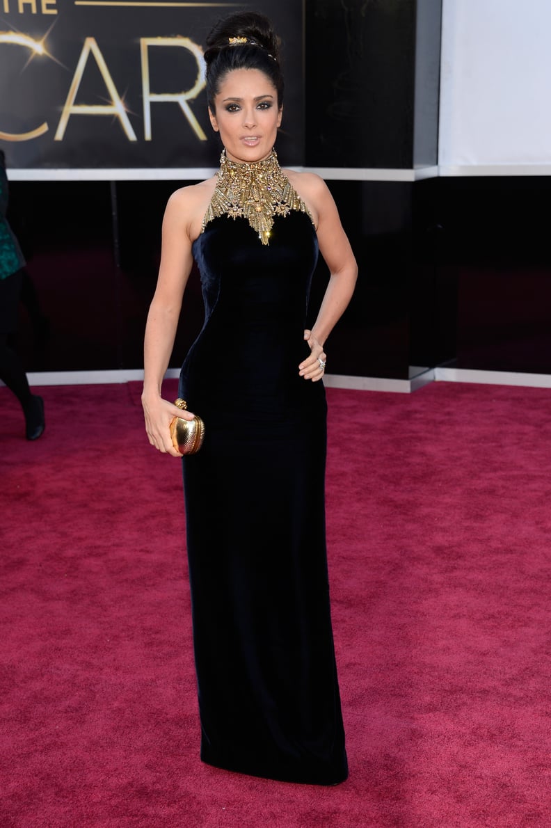 Salma Hayek at the 2013 Academy Awards