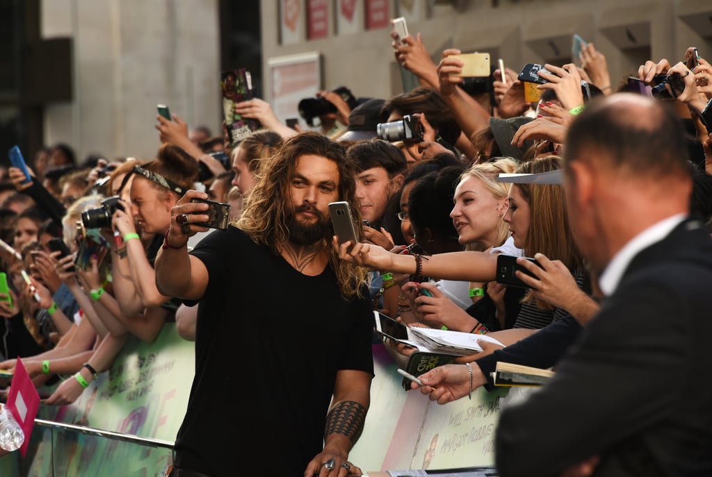 Jason Momoa at Suicide Squad London Premiere