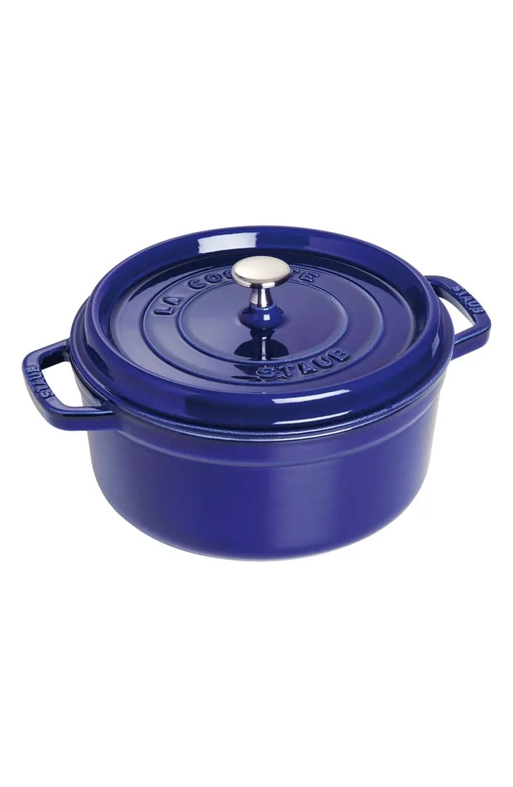 Staub 4Quart Round Enameled Cast Iron Cocotte Best Cyber Monday Food