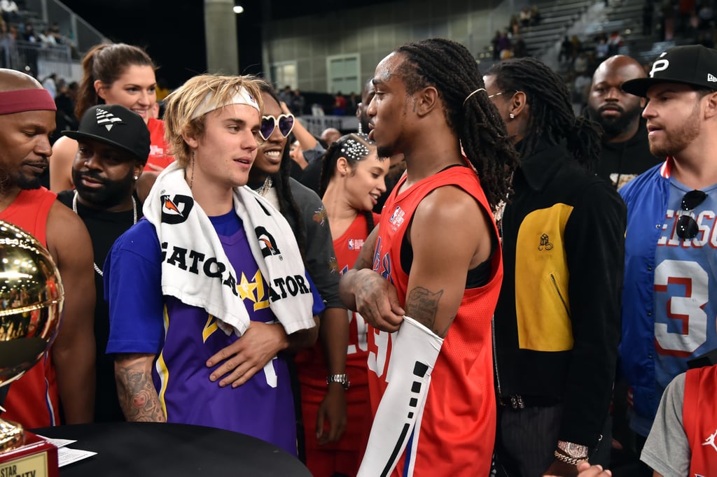 Pictures of Celebrities at 2018 NBA All-Star Celebrity Game