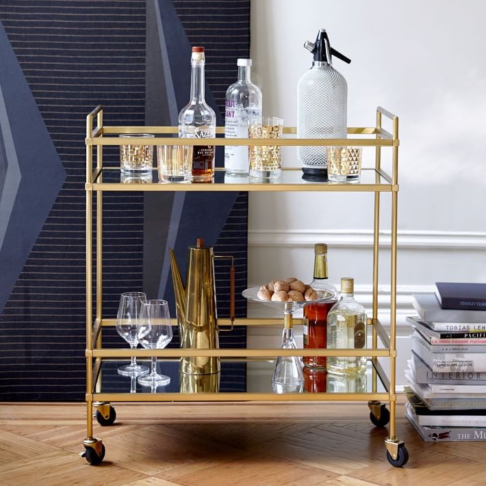 West Elm Terrace Bar Cart