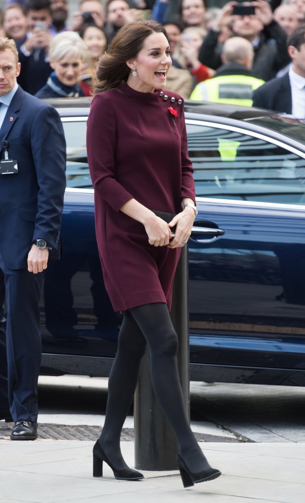 Kate Middleton Red Goat Dress
