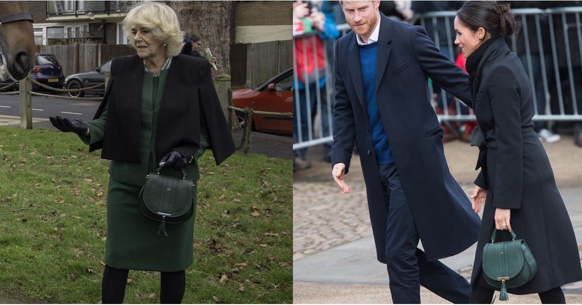 Meghan Markle and Camilla have same handbag - key difference in how they  style it