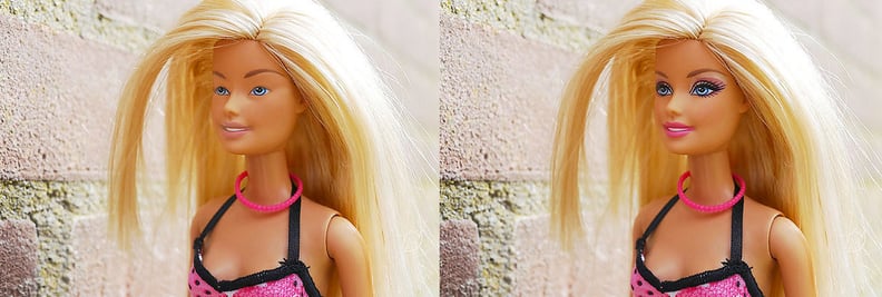 barbie without makeup