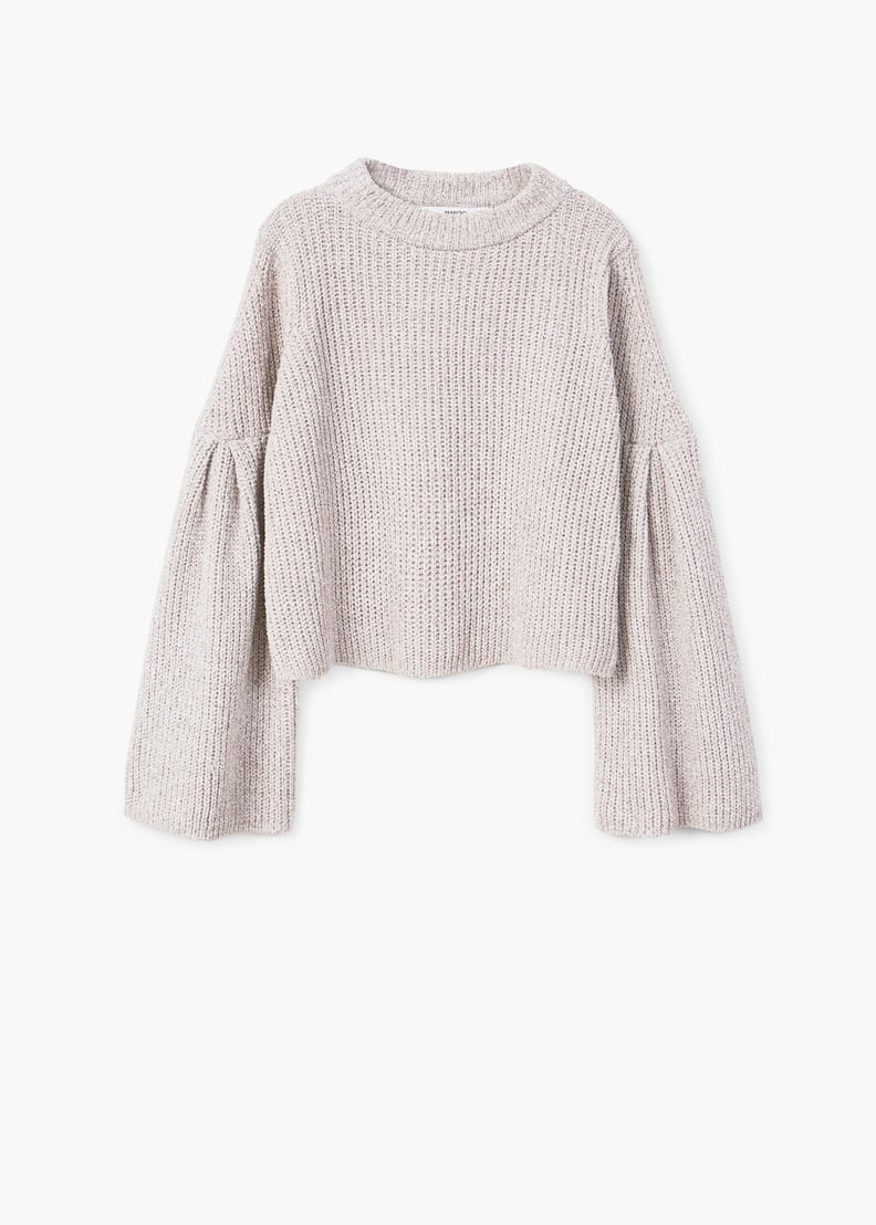 Mango Flared Sleeve Sweater