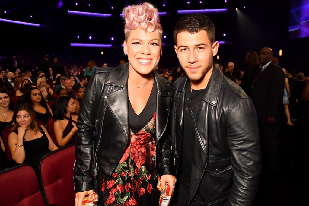 Pictured: Pink and Nick Jonas